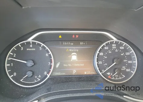 2017 Nissan Maxima 3.5S из США, поврежденный, VIN 1N4AA6AP3HC404863